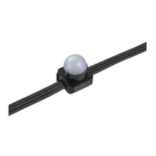 Color Kinetics eW Flex Micro, 4000K, 50 nodes, 4in OC, Black Node/Cable, Translucent Dome Lens, 3ft Whip