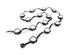 Color Kinetics eW Flex Compact, 2700K, 50 Nodes, 4in OC, Black Node/Cable, Clear Flat Lens, 3ft Whip