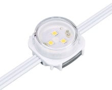 Color Kinetics eW Flex Compact, 2700K, 50 Nodes, 4in OC, White Node/Cable, Translucent Dome Lens, 3ft Whip