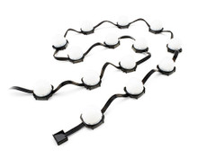 Color Kinetics eW Flex Compact, 4000K, 50 Nodes, 4in OC, Black Node/Cable, Translucent Dome Lens, 3ft Whip