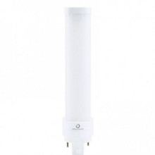 LED PL Retrofit Lamp for 2 or 4 Pin CFL Bulbs - Replaces 26 Watt- G24d, GX24d, G24q / GX24q Base Lamps -Magnetic Ballast Compatible or Bypass, 4000K and 950 Lumens