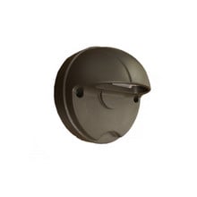 6 Watt Round LED Path Light With Bronze Finish - 3000K Soft White - 650 Lumens - 120-277V