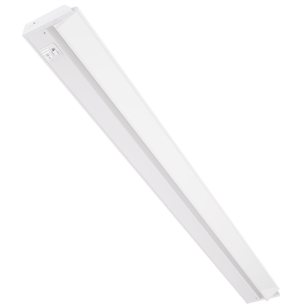 Adjustable LED Under Cabinet Lighting 42 inch, 20 Watt, White, with swivel  lens, changeable color temperature and hi-low switch