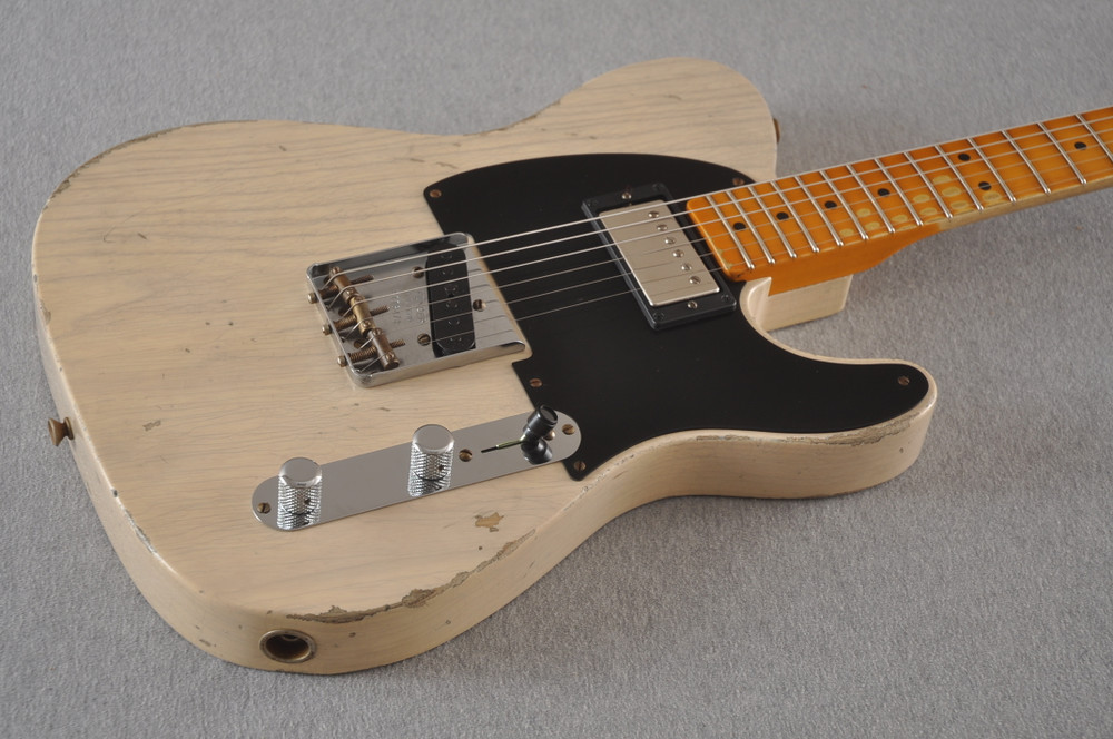 aged white blonde telecaster