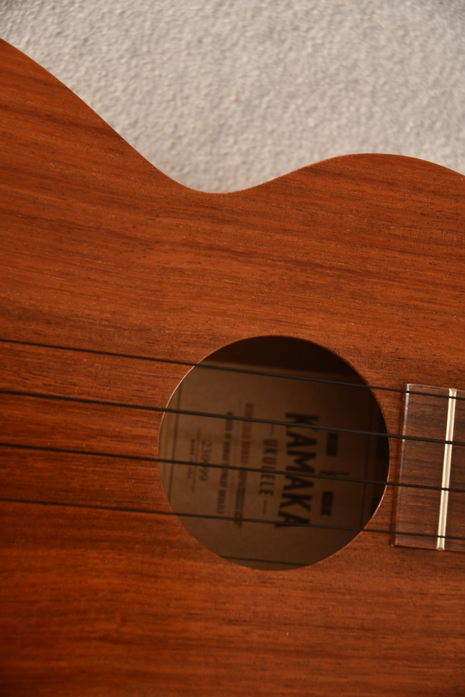 Kamaka Electric Ukulele HF3 Tenor Solid Hawaiian Koa 230999