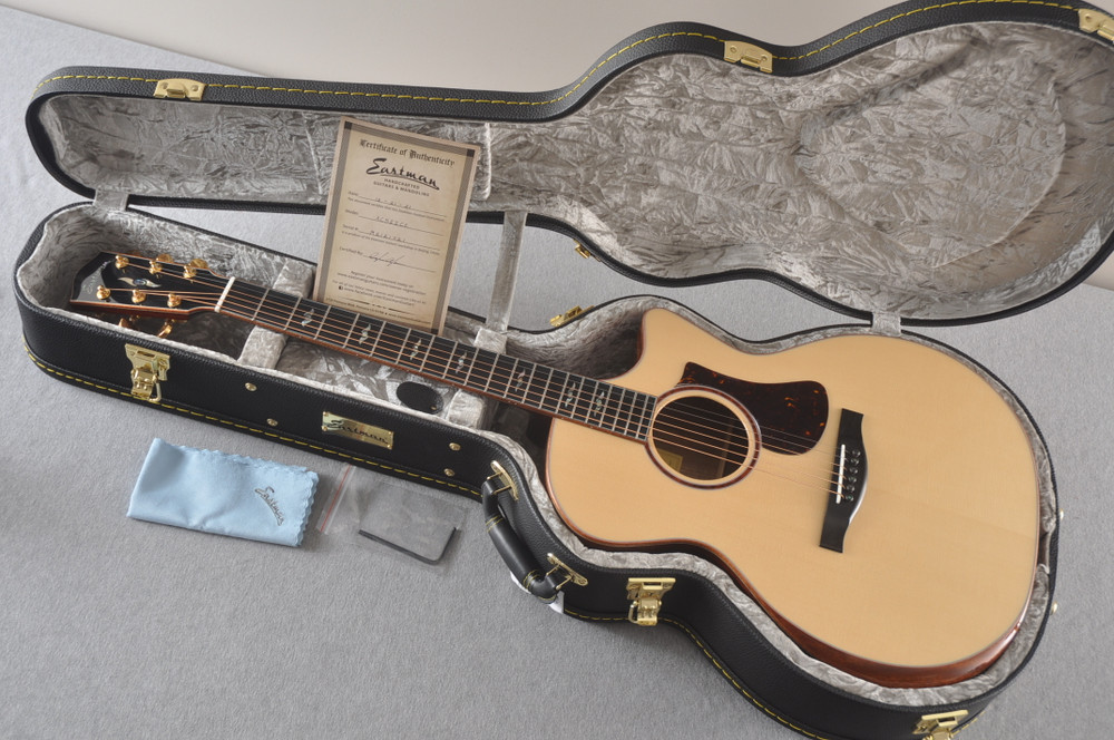 Eastman AC522CE Grand Auditorium Cutaway Acoustic Guitar LR Baggs - View 3