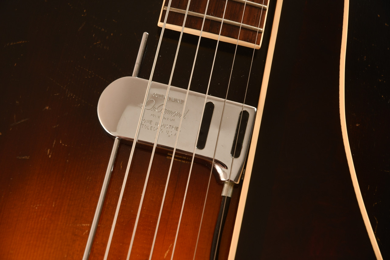 1936 Gibson L-7 w/ OHSC DeArmond FHC + Kent Armstrong Pup #93412