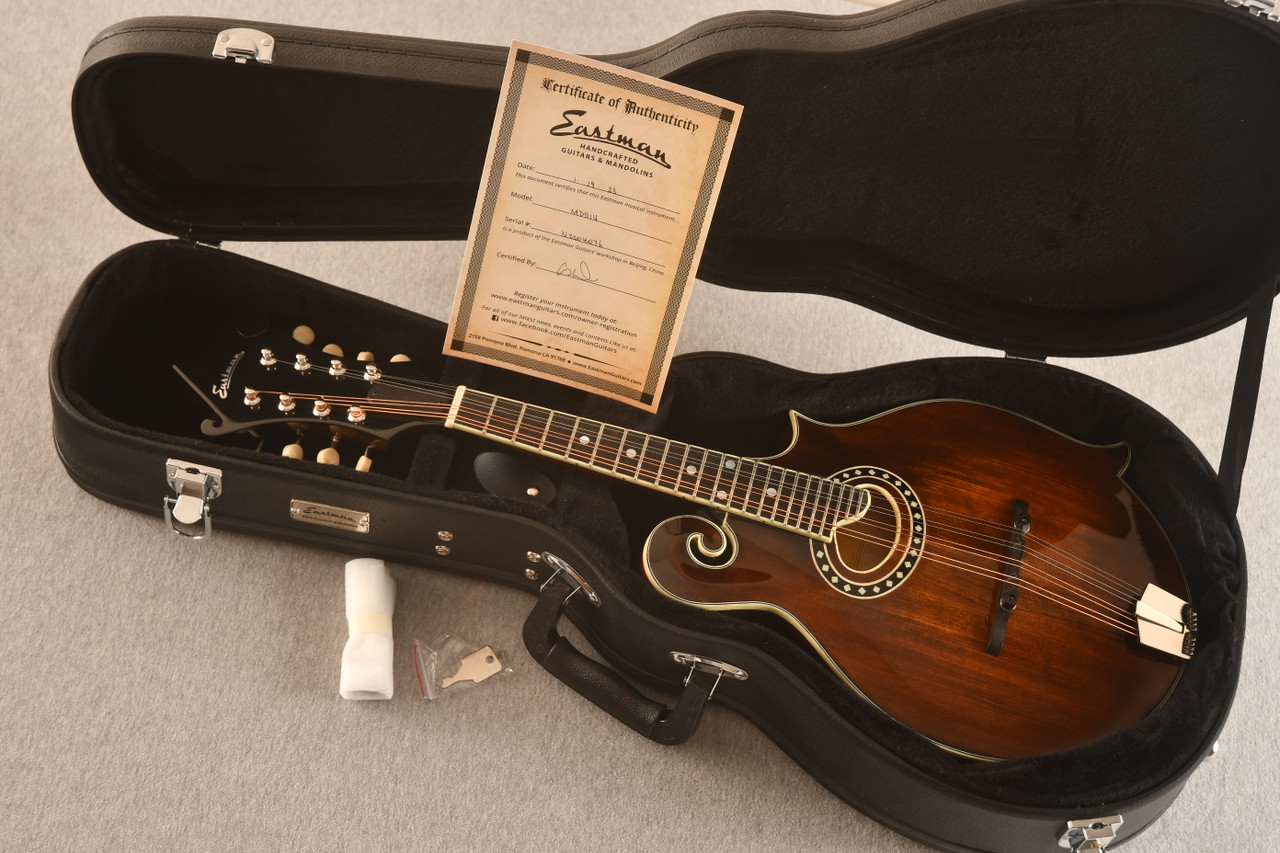 Eastman MD514 F-Style Mandolin – Oval Sound Hole, Spruce, Maple