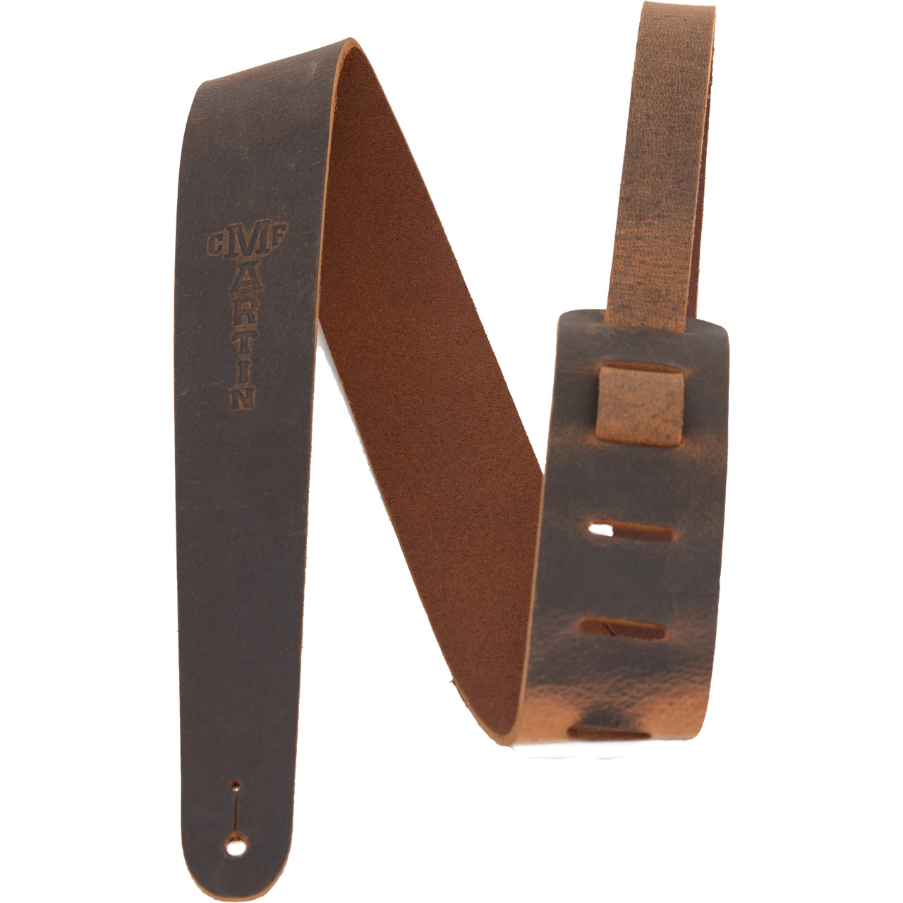 Martin Leather Guitar Strap - Vintage Brown - 18A0065