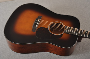 Martin Custom Dread Style 18 Adirondack Sunburst Guitar #2371539 -Top Angle 