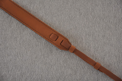 Mandolin Strap - Brown Leather - El Dorado - Made in USA