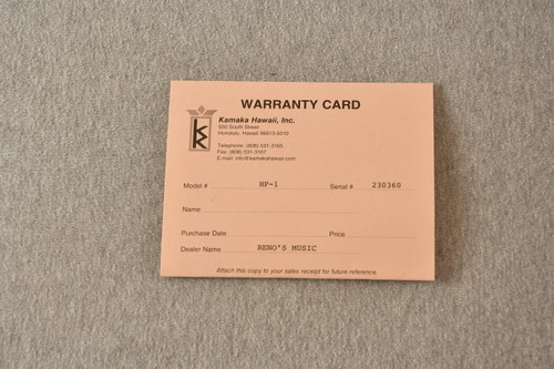 Kamaka Soprano Ukulele Standard HF-1 - Made in Hawaii - 230360 - View 2