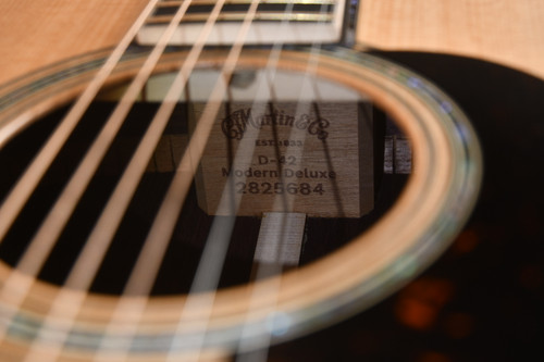 Martin D-42 Modern Deluxe Acoustic Guitar #2825684 - Serial