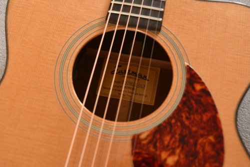 Eastman E1OMCE-DLX Acoustic Electric Orchestra Model Guitar - View 5