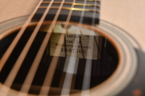 Martin OM-28E Modern Deluxe Fishman Electric Guitar #2861265 - Serial