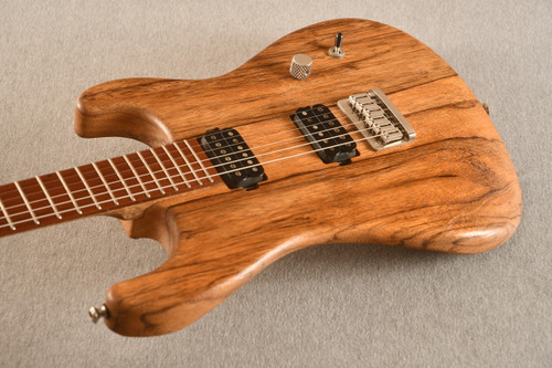 2018 Luxxtone El Machete Black Limba Brazilian Walnut Board #271 - Top Angle