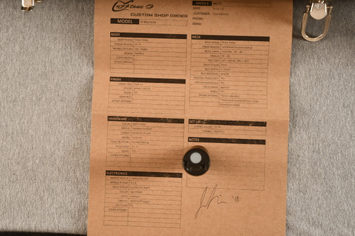 2018 Luxxtone El Machete Black Limba Brazilian Walnut Board #271 - Specs