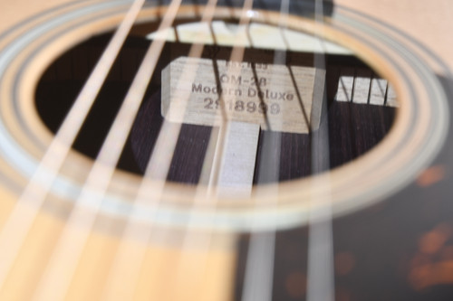 Martin OM-28 Modern Deluxe Acoustic Guitar #2918999 - Serial Number