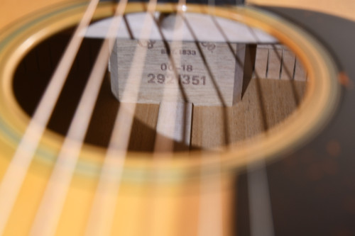 2025 Martin 00-18 Standard Acoustic Guitar #2921351 - Serial Number