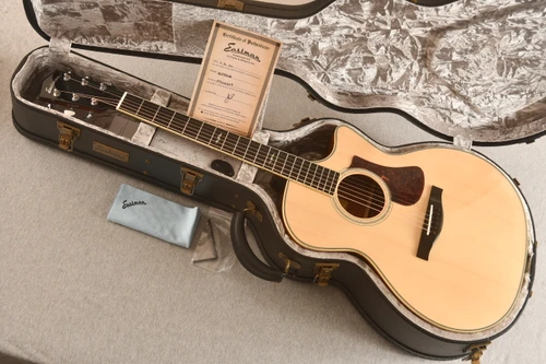 Eastman AC322CE Grand Auditorium Cutaway Acoustic Guitar - View 3