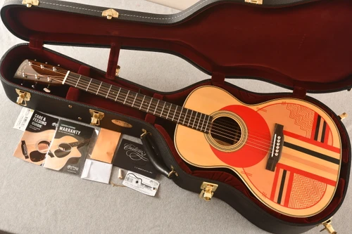 Martin Custom Shop Art Americana Backbone 00-28 Engelmann #2767237 — Acoustic Guitar