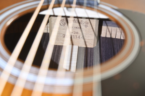 2025 Martin D-28 Ambertone Refreshed #2921144 - Serial Number