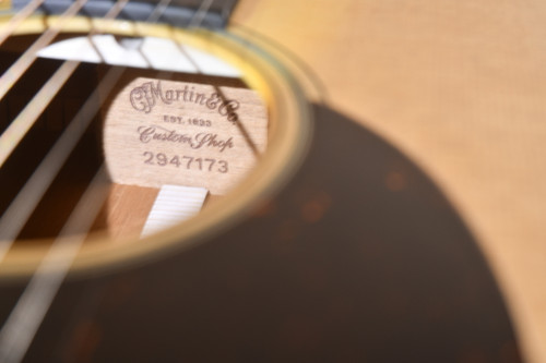 Martin Custom Shop OM 18 Style Deep Body GE Scallop #2947173 - Neck Block