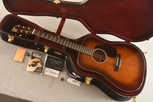 2023 Martin Custom Shop D-18 Adirondack Sinker Ambertone #2717041 - Case