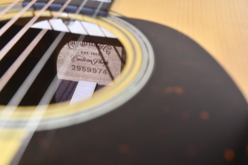 2025 Martin Custom Shop HD-28 Adirondack 45 Rosette Maple Binding #2959974 - Neck Block