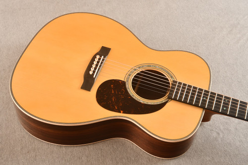 2025 Martin Custom Shop 000-28 Adirondack 45 Rosette Maple Binding #2959975 - Top