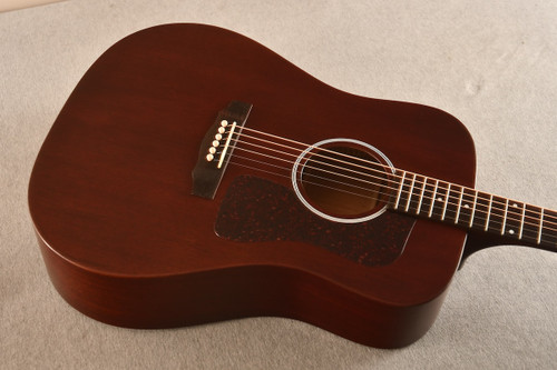 2022 Guild D-20 Natural Mahogany Brass Nut #C221572 - Top