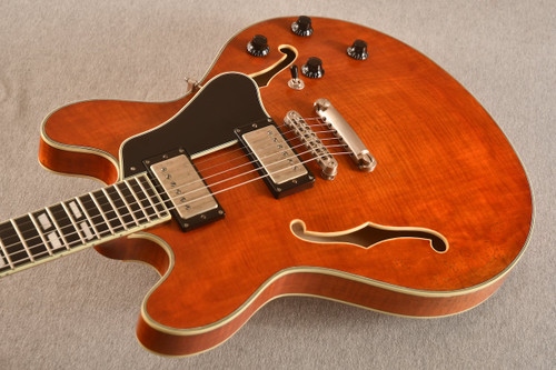 2023 Eastman T59/V-AMB T59/V Thinline Archtop Varnish #P2203000 - Top Angle