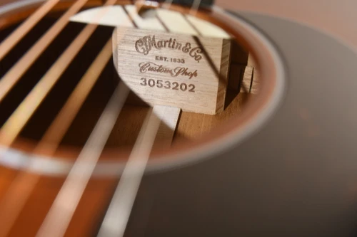 Martin Custom Shop D-18 (1 11/16 Nut) #3053202 — Ambertone Dreadnought - View 2