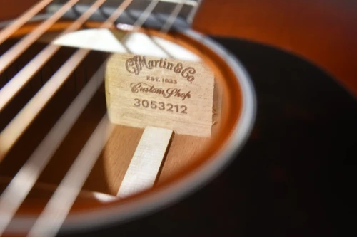 Martin Custom Shop D-18 Adirondack (1 11/16 Nut) #3053212 — Ambertone Dreadnought - View 2
