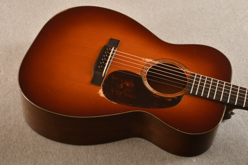 2025 Pre-War Guitar Co Double Aught 00 Mahogany Distress 2 #67181 - Top