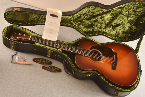 2025 Pre-War Guitar Co Double Aught 00 Mahogany Distress 2 #67181 - Case