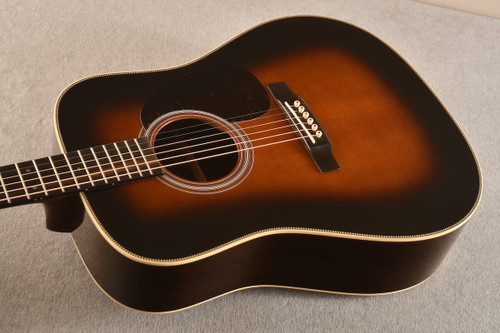 2022 Martin HD-28 Sunburst #2614589 - Top Angle
