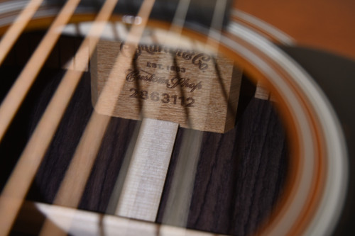 2025 Martin Custom Shop HD-28 Engelmann Ambertone #2863112 - Neck Block