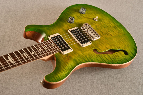 2021 Paul Reed Smith CE 24 Semi-Hollow - Eriza Verde #0328056 - Top Angle