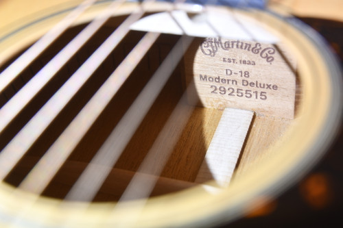 Martin D-18 Modern Deluxe #2925515 — Dreadnought Acoustic Guitar- View 3