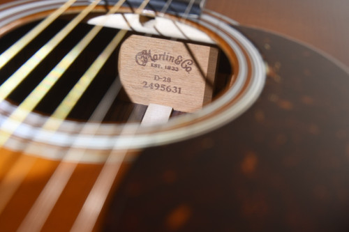 Martin D-28 Ambertone (2021) #2495631 — Dreadnought Acoustic Guitar - Neck Block