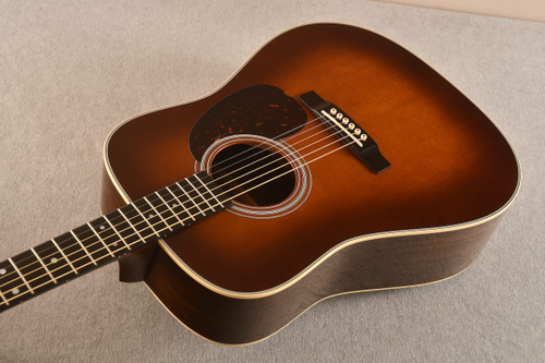 Martin D-28 Ambertone (2021) #2495631 — Dreadnought Acoustic Guitar - Top Angle