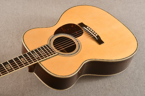 Martin Custom Shop OM-45 Hand Select Adirondack (2025) #2983317 - Top Angle