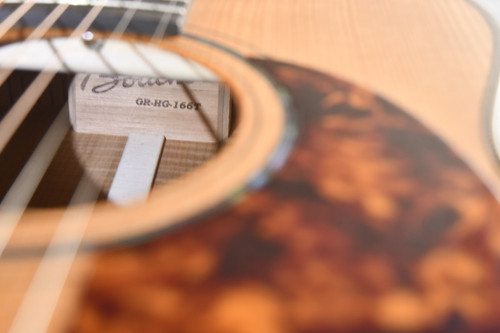 Boucher Guitar GR-HG-166T (2025) Torrefied 5A Flamed Maple 000 12 Fret - Neck Block