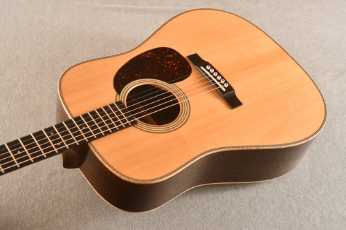 Martin D-28 Modern Deluxe #2327792 (2019) — Dreadnought Acoustic Guitar — Top Angle
