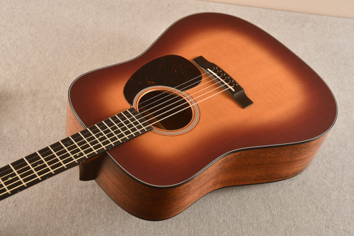 Martin D-18 Satin Burst (2024) K&K Pickup #2819353 — Top Angle