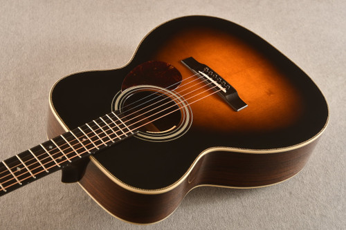 Eastman E20OM-TC-SB (2024) Acoustic Electric #M2315167 — Top Angle