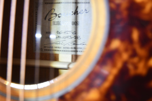 Boucher BG-42T-G (2025) Gold Pack #MYT-1043-DB — Label