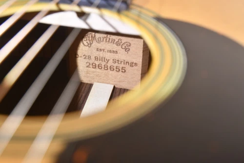 Martin D-28 Billy Strings (2025) — Neck Block