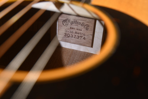 Martin D-10E Retro Road Series #3037374 — Dreadnought - View 3